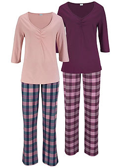 Pack of 2 Pyjamas by Petite Fleur
