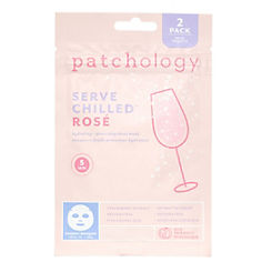 Pack of 2 Serve Chilled Rosé Sheet Mask by Patchology