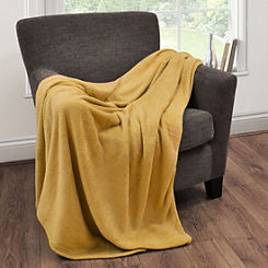 Pack of 2 Soft Fleece Throws by Cascade Home