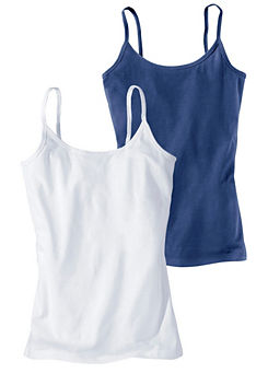 Pack of 2 Spaghetti Strap Tops by H.I.S