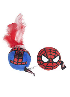 Pack of 2 Spiderman Cat Toys by Marvel