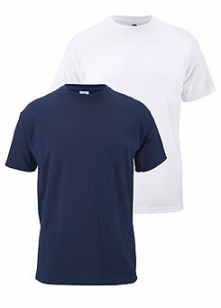 Pack of 2 T-Shirts by Fruit of The Loom