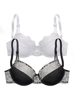 Pack of 2 Underwired Full Cup Bras by Nuance