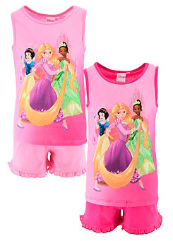 Pack of 2 Vest Pyjama Sets by Disney Princess