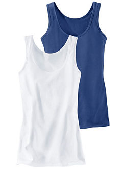 Pack of 2 Vest Tops by H.I.S