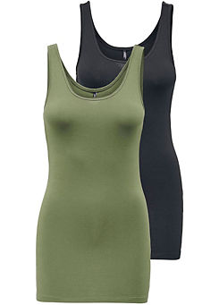 Pack of 2 Vest Tops by Only