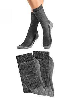 Pack of 2 Wool Blend Ankle Socks by Bench