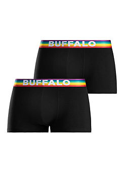 Pack of 2 ’Pride’ Hipster Boxer Shorts by Buffalo