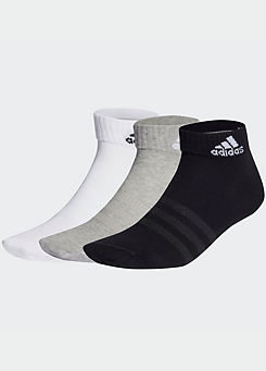 Pack of 3 Ankle Sports Socks by adidas Performance