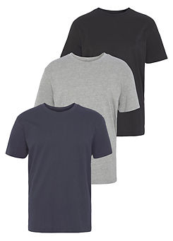Pack of 3 Basic T-Shirts by Grey Connection
