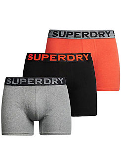 Pack of 3 Boxer Shorts by Superdry