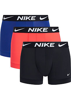 Pack of 3 Contrast Waistband Boxers by Nike