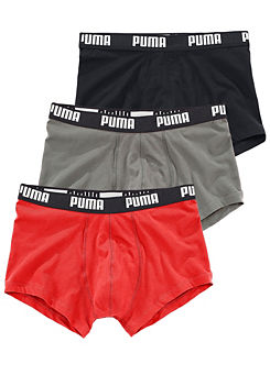 Pack of 3 Hipster Boxers by Puma