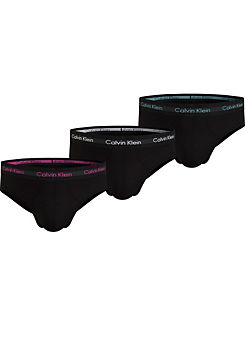 Pack of 3 Hipster Briefs by Calvin Klein