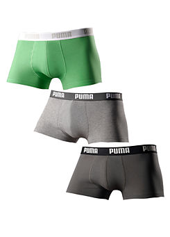 Pack of 3 Jersey Boxers by Puma