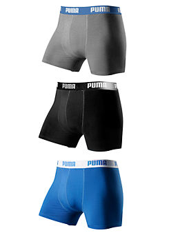 Pack of 3 Jersey Hipsters by Puma