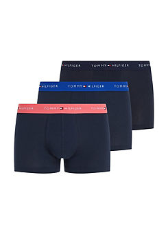 Pack of 3 Logo Print Boxer Shorts by Tommy Hilfiger