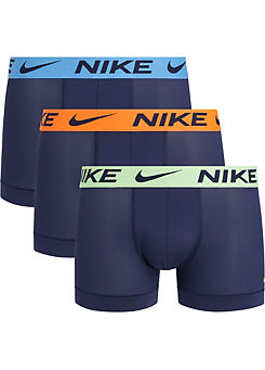 Pack of 3 Logo Print Waist Boxers by Nike