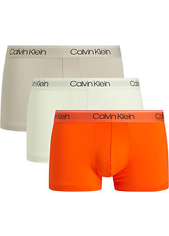 Pack of 3 Low Rise Trunks by Calvin Klein
