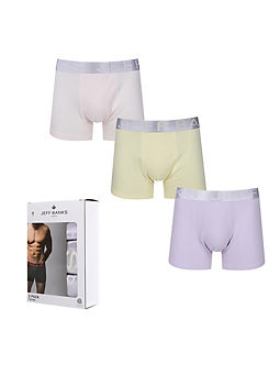 Pack of 3 Mens Fashion Trunks by Jeff Banks