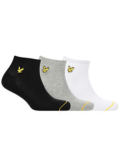 Pack of 3 Men’s ’Ross’ Ankle Socks by Lyle & Scott