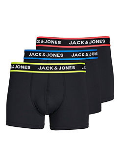 Pack of 3 Microfibre Boxer Shorts by Jack & Jones