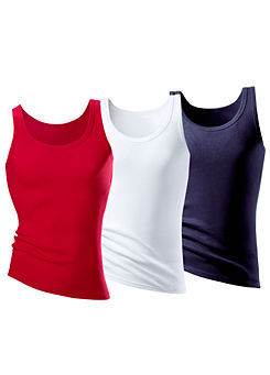 Pack of 3 Muscle Tops by H.I.S