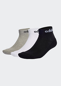 Pack of 3 Pairs of Ankle Sports Socks by adidas Performance