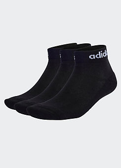 Pack of 3 Pairs of Ankle Sports Socks by adidas Performance