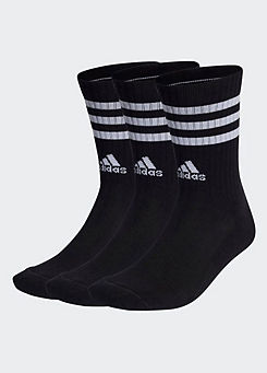 Pack of 3 Pairs of Cushioned Crew Sports Socks by adidas Performance