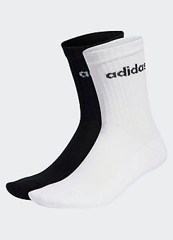 Pack of 3 Pairs of Linear Crew Sports Socks by adidas Performance