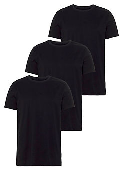 Pack of 3 Round Neck T-Shirts by AJC