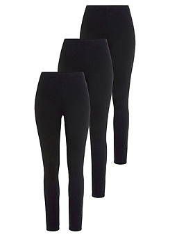 Pack of 3 Sports Leggings by H.I.S