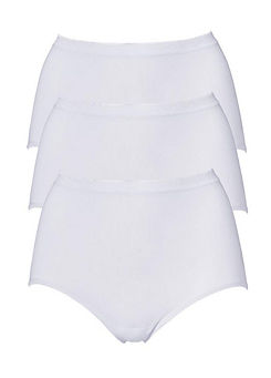Pack of 3 Supreme Maxi Knickers by Cotton Traders