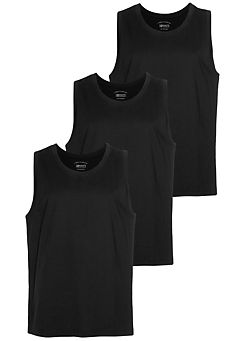 Pack of 3 Vests by Man’s World
