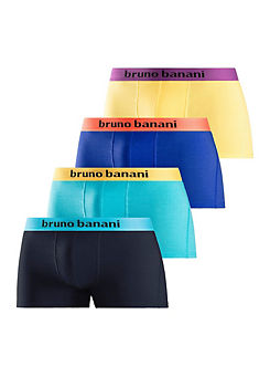 Pack of 4 Boxer Shorts by Bruno Banani