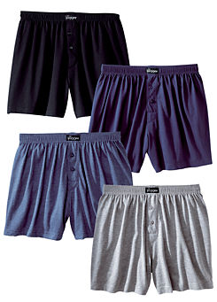 Pack of 4 Boxers by Le Jogger