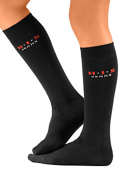 Pack of 4 Knee High Socks by H.I.S