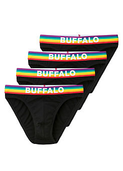 Pack of 4 ’Pride’ Briefs by Buffalo