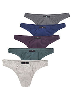 Pack of 5 Thongs by H.I.S
