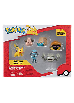 Pack of 6 Battle Figures by Pokemon