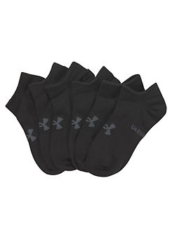 Pack of 6 Logo Print Socks by Under Armour