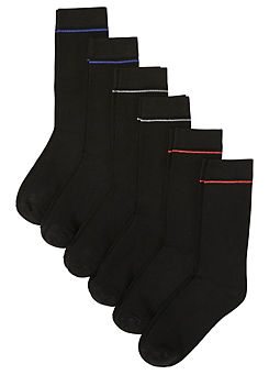 Pack of 6 Striped Socks by bonprix