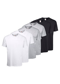Pack of 6 T-Shirts by Fruit of the Loom