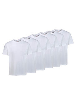 Pack of 6 T-Shirts by Fruit of the Loom