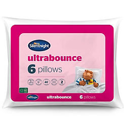 Pack of 6 Ultrabounce Pillows by Silentnight