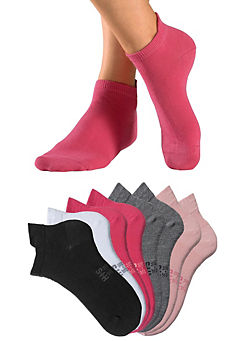 Pack of 8 Trainer Socks by H.I.S