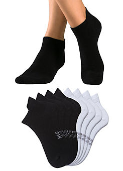 Pack of 8 Trainer Socks by H.I.S