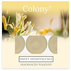 Pack of 9 Colony Sweet Honeysuckle Tealights by Wax Lyrical