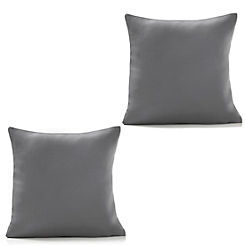 Pair of 45x45cm Satin Cushions by Alan Symonds